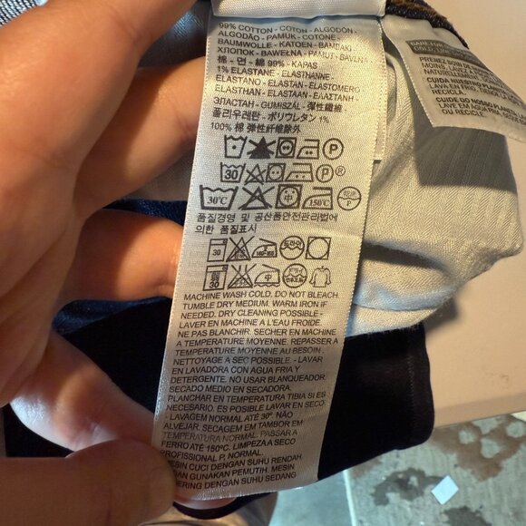 Levis Bootcut Jeans Women 16 33 Demi Curve Classic Rise Blue Dark Wash Denim NEW - Picture 6 of 10